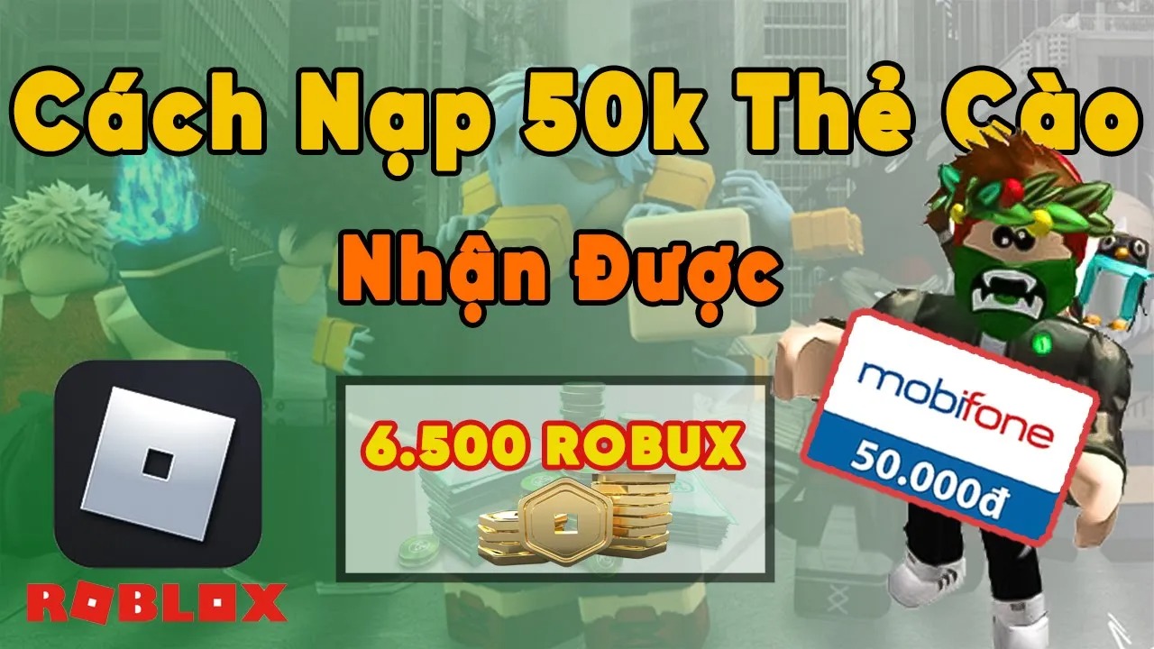 Shop Nạp Lậu Robux Uy Tín